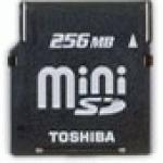 ���� miniSD �������[�J�[�h 256MB �C�O�̔����f��