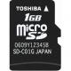 東芝 microSD メモリーカード 1GB 海外販売モデル