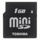 東芝 miniSD メモリーカード 1GB 海外販売モデル