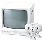 暗視高感度監視カメラMIRUMIRUDX3 テレビモニター＆カメラセット