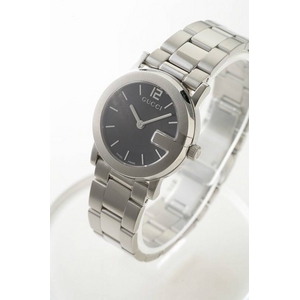 【GUCCI:グッチ】101L YA101505 レディースウォッチ(ブラック文字盤)