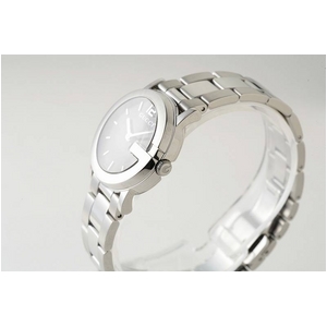 【GUCCI:グッチ】101L YA101505 レディースウォッチ(ブラック文字盤)