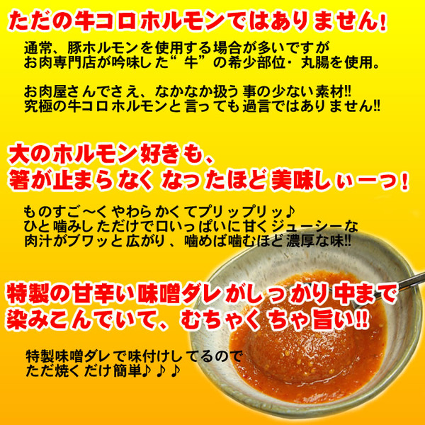牛丸コロホルモン♪どっさり3kg 30人前!!