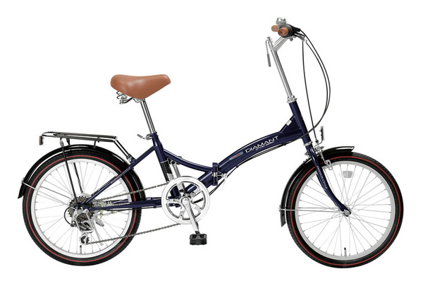 MYPALLAS（マイパラス） 折り畳み自転車 M‐206 20インチ 6段変速 ネイビー