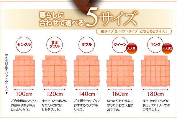 布団8点セット シングル【ベッドタイプ】パウダーブルー 〈3年保証〉新20色羽根布団セット