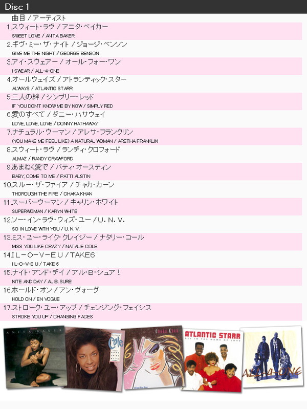 スウィート・ラヴ(Sweet Love) 〜ULTIMATE LOVE SONGS〜 (CD5枚組)