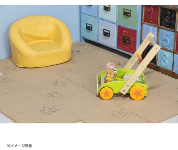 コルクマット(犬柄) 30cm 9枚組 厚さ8mm (防音/寒さ対策/汚れ/ケガ防止)