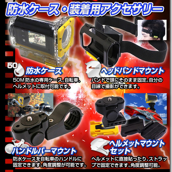 【小型カメラ】広角スポーツカメラ(匠ブランド)『Highlander』(ハイランダー)