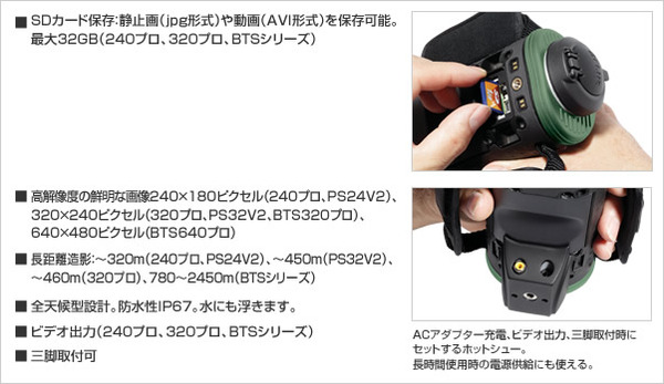 サーマル暗視スコープ(ナイトビジョン) 【日本正規品】 フリアースカウトPS32V2