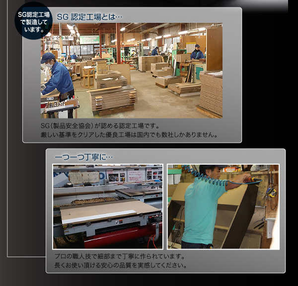 フロアベッド クイーン Truba 羊毛入りデュラテクノマットレス付き ブラウン 照明・棚付き大型フロアベッド Truba トルバ