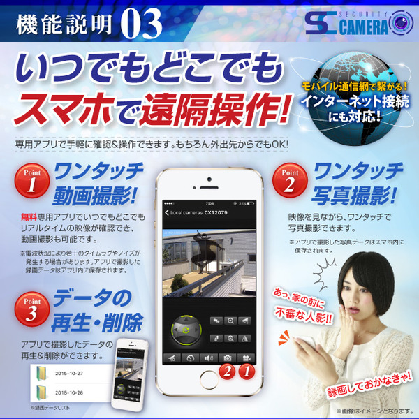 監視カメラ 防犯カメラ 屋外赤外線暗視カメラ P2P対応 強力赤外線LEDライト (OL-020) 24時間常時録画 暗視撮影 簡単設置