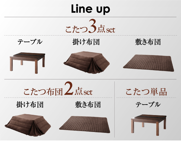 【単品】こたつテーブル 75×105cm【GWILT SFK】ブラック アーバンモダンデザインこたつ【GWILT SFK】グウィルト エスエフケー