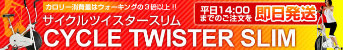 サイクルツイスタースリムは即日発送が可能です