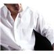 カラーステッチドゥエボットーニ・ホワイトドビーシャツ3枚セット S