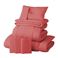 【ベッド専用】新20色羽根布団8点セット ベッドタイプ・ダブル ローズピンク