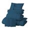 【ベッド専用】新20色羽根布団8点セット ベッドタイプ・シングル ブルーグリーン