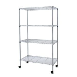ベーシックスチールシェルフ スタンダードセット【90W 4段 高さ155.5cm】