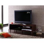 ローボード（テレビ台/テレビボード） 【NOLDO】ダークブラウン レトロモダン収納シリーズ【NOLDO】ノルド W120ローボード（テレビ台/テレビボード） 