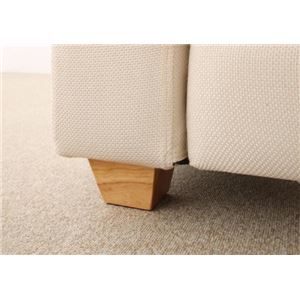 20色から選べる!カバーリングソファ 【LeJOY】リジョイ ワイドタイプ 【Dセット】2人掛け+3.5人掛け コーヒーブラウン(ツイード調タイプ) 脚:ナチュラルイメージ小