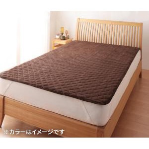 【単品】敷パッド セミダブル マーズレッド 20色から選べる！365日気持ちいい！コットンタオル敷パッド