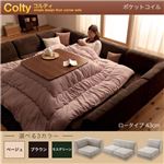 ソファーセット Atype ロータイプ【COLTY】ポケットコイル仕様 モスグリーン カバーリングフロアコーナーソファ【COLTY】コルティ