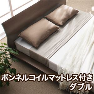 フロアベッド ダブル【Siela】【ボンネルコイルマットレス】 モダンデザインフロアベッド【Siela】シエラ