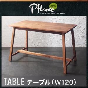 【単品】テーブル 幅120cm【Pflanze】ルームガーデンファニチャーシリーズ【Pflanze】プフランツェ／テーブル