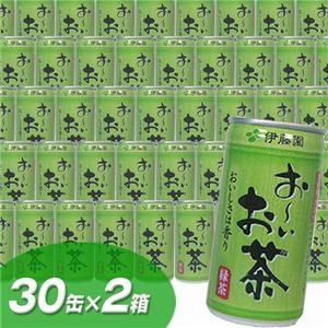 おーいお茶　190ml×30缶×2箱