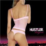 HUSTLER�@SHREDDED CONVERTIBLE CAMI��THONG VIRGIN PINK(�����s���N) M/L