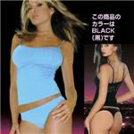 HUSTLER ULTRA SMOOTH TUBE TOP&HIPHUGGER BLACK M/L