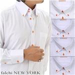 falchi NEW YORK ドレスシャツ 縦ボーダー Mサイズ(39−82)