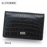 G.FERRE カードケース 021.717.105 ブラック
