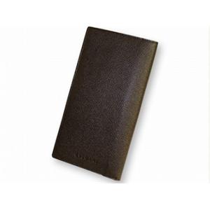 ブルガリ 20821 財布 ２つ折り 長財布 小銭入れナシ BVLGARI  こげ茶色