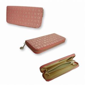 ブルガリ 22240 財布 ラウンド 長財布 ピンク BVLGARI