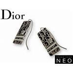 Christian Dior クリスチャン ディオール D69397 トロッター ピアス  ブラック