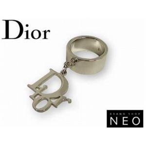 Christian Dior クリスチャン ディオール エクスボーツロゴリング D80648 シルバー