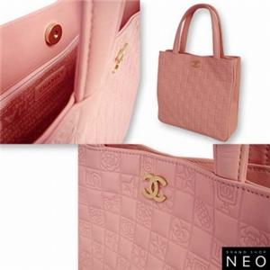 シャネル A24845PK トートバッグ オールモチーフ CHANEL  ピンク