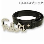 FALCHI NEW YORK（ファルチニューヨーク）デザインベルト FD-0004-01 ブラック
