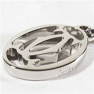 Cartier(カルティエ) 2Cモチーフ携帯電話ストラップ T1220326・シルバー