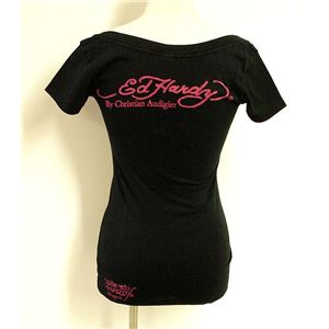 Ed Hardy �G�h�E�n�[�f�B�[�@T�V���c�@W02 298 99(V�l�b�N)XS�@Mermaid Black 