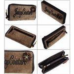 JUICY COUTURE(ジューシークチュール)ラウンドファスナー長財布 287(ライトブラウン)