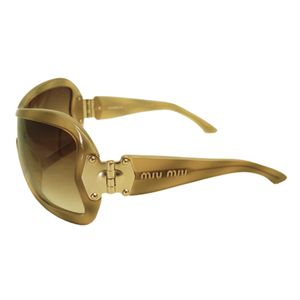 MIUMIU (�~���E�~���E) MU01GS 7AT3W1 �T���O���X �}�[�u���x�[�W���~�u���E��