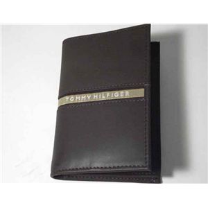 トミーヒルフィガー 4598-02 D.BR　名刺入れ ダークブラウン　TOMMY HILFIGER　カードケース 