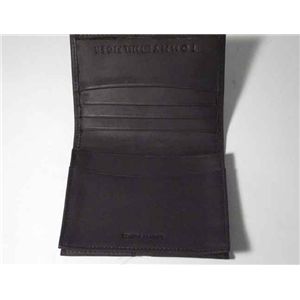 トミーヒルフィガー 4598-02 D.BR　名刺入れ ダークブラウン　TOMMY HILFIGER　カードケース 