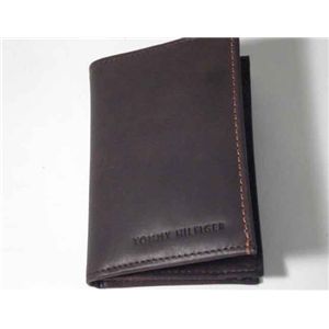 トミーヒルフィガー 4612-02 D.BR　名刺入れ ダークブラウン　TOMMY HILFIGER　カードケース 