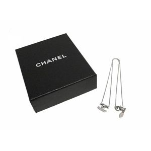 CHANEL(シャネル) A39963 S/CR CCマークネックレス シルバー×ラインストーン