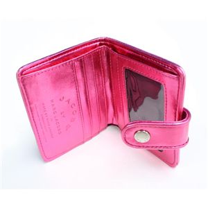 MARC BY MARC JACOBS サテンスナップウォレット 50361 FUSCHIA フューシャ 