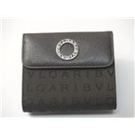 BVLGARI ブルガリ 25128 ダブルホック財布 ダークブラウン