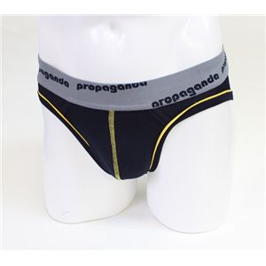 propaganda プロパガンダ メンズアンダーウェア SS35012 NAVY メッシュパイピングカップブリーフ Sサイズ