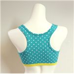 propaganda girl プロパガンダ ガール アンダーウェア ss65002 lightblue 水玉スポーツブラ Mサイズ